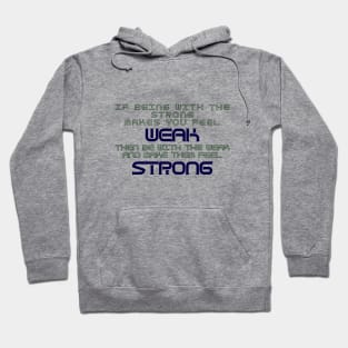 Self Esteem Quote Hoodie